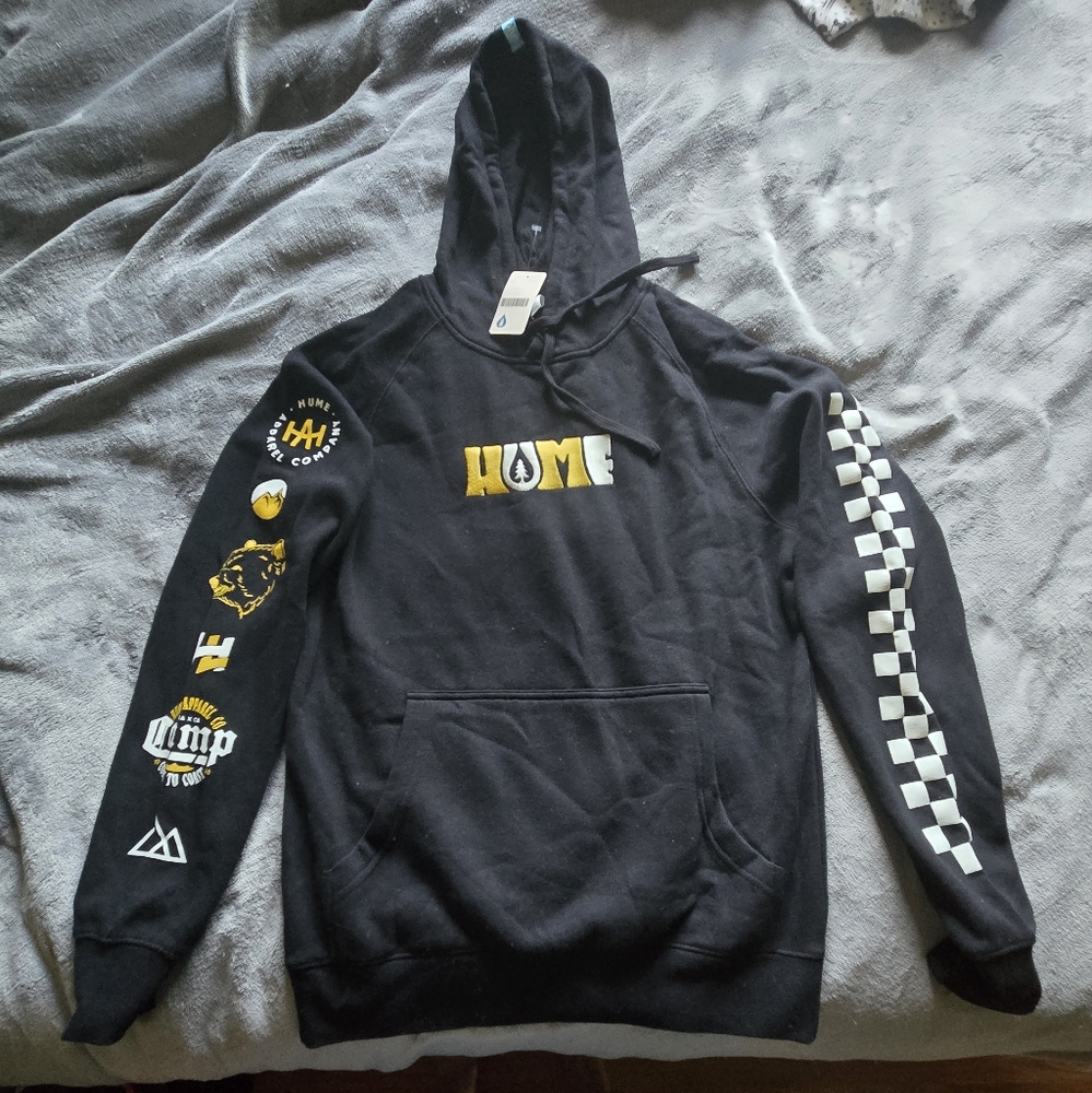 Hume Black Hoodie Xs Retail $68